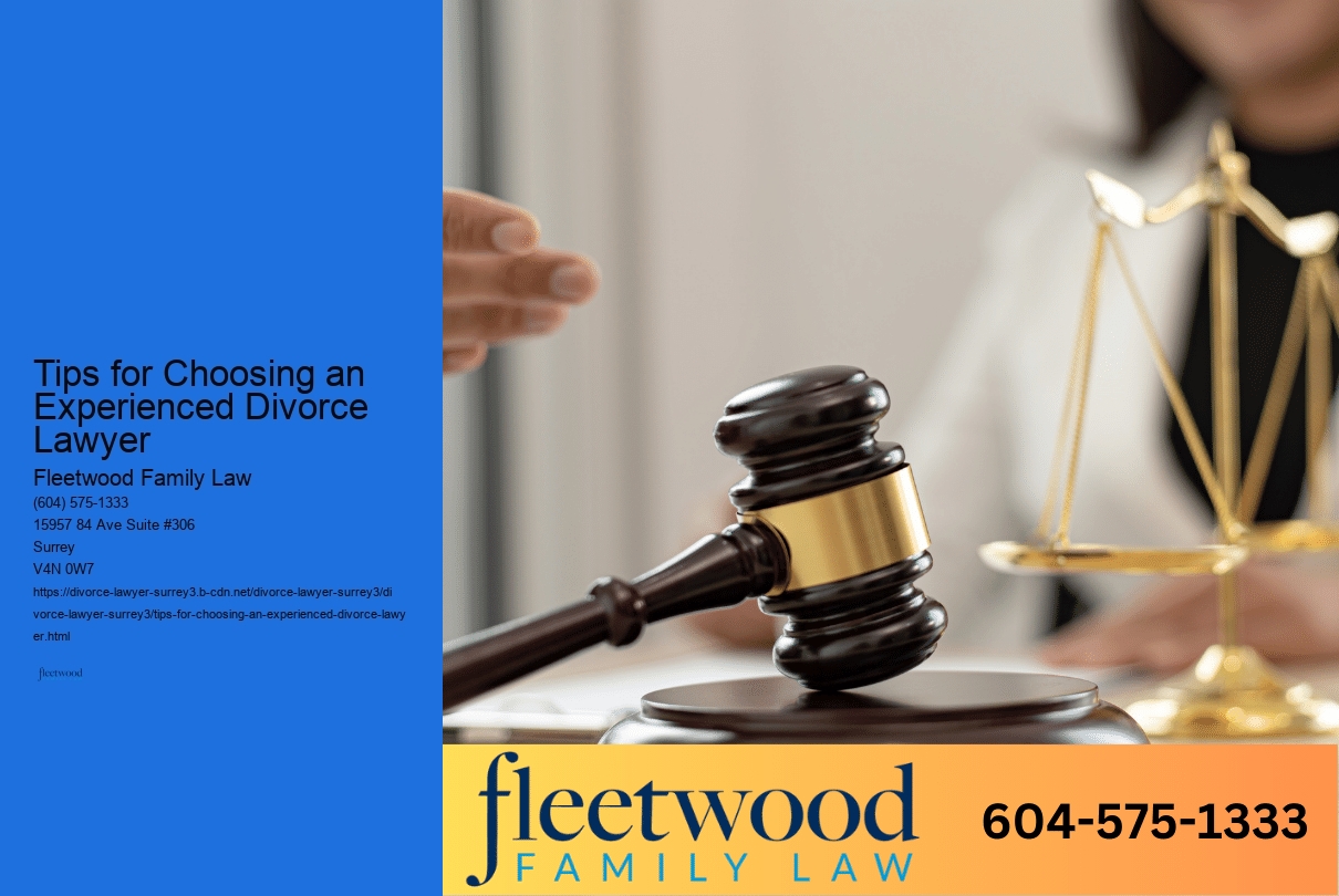 Tips for Choosing an Experienced Divorce Lawyer 
